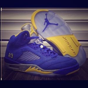 Retro Jordans 5 Varsity Royal Sz11